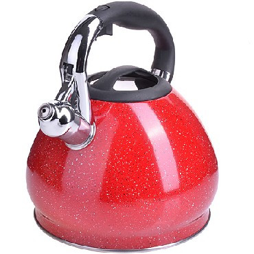 Чайник со свистком нержавеющая сталь,пластик. MAYER&amp;BOCH 28555 Чайник 3,4л нерж/сталь со свистком MB (х12)