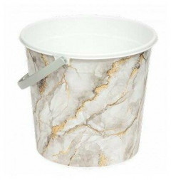 Ведро VIOLET Ведро 10л с декором &quot;Мрамор&quot; 110150