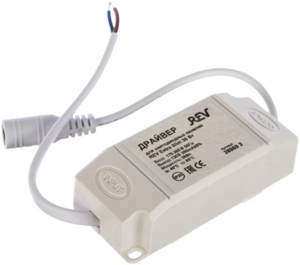 Блок питания REV (28969 2) Драйвер ЭПРА для панели REV LP EXTRA SLIM PREMIUM 36W