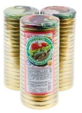 Крышка УРАЛСКО Крышка метал. твист-офф III-82 Ассорти лакированная (20 шт) (007023)