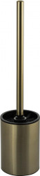 Ёрш для унитаза САНАКС 30703 Ерш для унитаза, напольный, круглый, без крышки, из нержавеющей стали, цвет БРОНЗА
