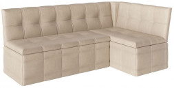 Скамья угловая со спальным местом BONMEBEL Скамья угловая со спальным местом Квадро тип 1 исп. 2 кожзам бежевый (3 пак.)