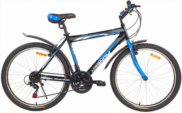 Велосипед PIONEER PILOT 26&quot;/21&quot; black-blue-white