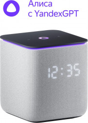Умная колонка ЯНДЕКС Станция Миди Алиса Grey 24W 1.0 BT/Wi-Fi 10м (YNDX-00054GRY)