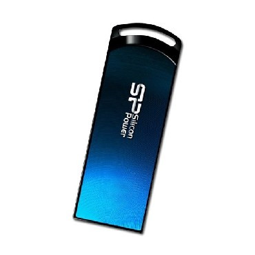 USB флеш SILICON POWER 8GB ULTIMA U01 синий выдвижной (5)