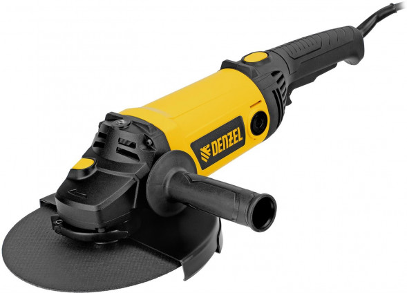 Углошлифовальная машина DENZEL Машина шлифовальная угловая AGL230-2600, 2600 Вт, 230 мм, 6600 об/мин// DENZEL Машина шлифовальная угловая AGL230-2600, 2600 Вт, 230 мм, 6600 об/мин//