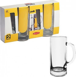 Набор кружек (2шт.) &quot;Паб&quot; 55439 (0,39л) без дек. 1/6шт. PASABAHCE 55439B