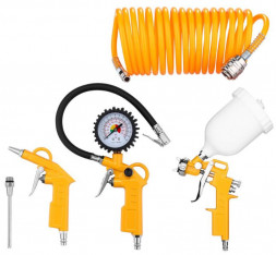 Набор пневмоинструмента DEKO DKPT04 (4 предмета) 018-0916