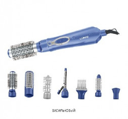 Прибор для укладки волос LUMME LU-1019 GODDESS васильковый (фен-щетка)