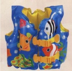 Жилет для плавания INTEX Жилет для плавания 41x30 см. Веселые рыбки . Возраст: 3-5 лет Арт. 59661NP