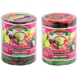 хоз. Принадлежности РОССИЯ крышка твист-офф d-100 литография полноцветная цена за упаковку 10шт (310835)