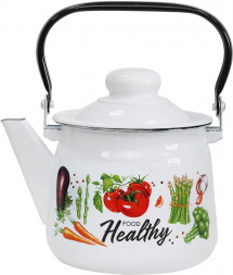 Чайники APPETITE ТМ эмал 1,5л без свистка Veggies TM