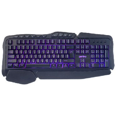 Клавиатура мультимедиа игровая PERFEO (PF-A4390) STRIKE MULTIMEDIA подсв. 3 цвет
