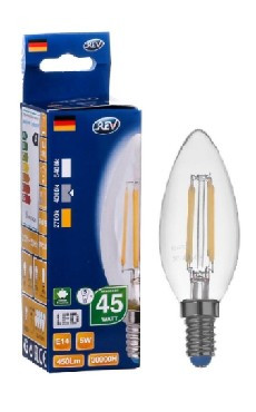 Лампа светодиодная REV 32360 0 FILAMENT С37/E14/5W/4000K