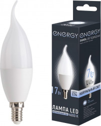 Лампа светодиодная ENERGY LED С37W-7-E14-4000 (109324)