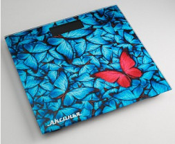 Весы напольные АКСИНЬЯ КС-6001 бабочки