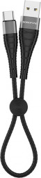 Кабель BOROFONE (6931474712004) BX32 нейлон 0.25м (Black)