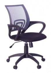 Кресло компьютерное ЯрКресло Кресло Sti-Ko44/LT/grey спинка сетка серый, сиденье черный, на пиастре