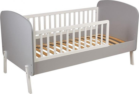 Кровать детская POLINI Кровать детская Polini kids Mirum 2000, серый-белый (1 кор)
