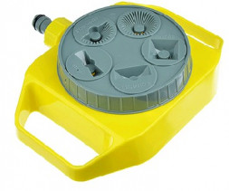 Сплинкера, дождеватели INBLOOM Разбрызгиватель многофункциональный, напольный 20х15,5, 5 режимов, пластик 167-043