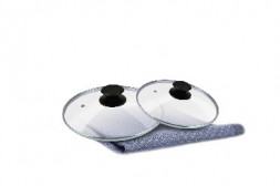 Крышка стеклянная LARA LR01-99 стеклянная универсальная 28см