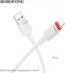 Кабель BOROFONE (6941991120718) BX110i USB 2.4A для Lightning , белый