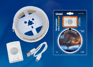 светодиодной ленты UNIEL (UL-00004450) ULS-R21-2,4W/4000K/1,0M/RECH SENSOR Smart Light блистер