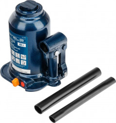 Домкрат STELS Домкрат гидравлический бутылочный телескопический, 8 т, подъем 180-410 мм 51150