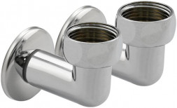 Американка к полотенцесушителю САНАКС 137 хромированная угловая 1х1/2. г/ш