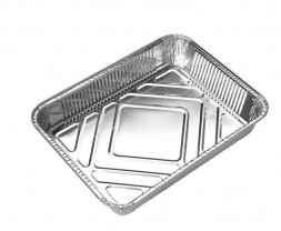 Форма для выпечки MALLONY Форма для выпечки, LAMINA, размер: 22*16*3,5 см, из алюм фольги, прямоугольная, одноразовая (104356)