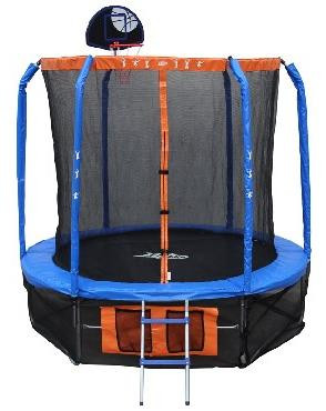 Спортивный инвентарь ЭКОС BS12FT-3 батут 12&quot; с сеткoй, лесенкой и баскетбольным кольцом (010366)