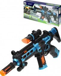 Игрушка NO NAME Автомат Точный выстрел цвет микс, синий/зеленый(свет,звук,вибрация,3*AА не в к-те) ( Арт. 2285474)