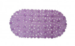 Коврик ПВХ для ванной РЫЖИЙ КОТ Коврик ПВХ для ванной &quot;Камешки&quot;, сиреневый (008623)