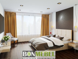 Кровать BONMEBEL Кровать Куба с подъемным механизмом 1600х2000 кожзам: бежевый (5 пак.)