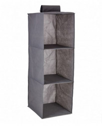 Система хранения вещей POLINI Органайзер подвесной для хранения вещей POLINI HOME, 3 полки, 30х30х90 см, серый (1 кор)