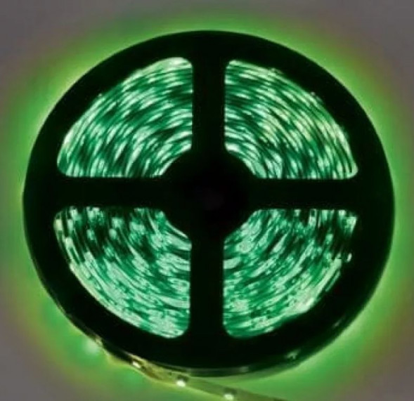 Лента светодиодная ECOLA P5LG05ESB 4,8W/m 12V IP65 8mm зеленая 5м