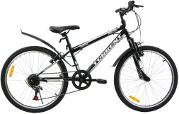 Велосипед TORRENT Magic (рама сталь 13&quot;, горный, 7 скоростей, колеса 24д.) 4000238 Черный, белый