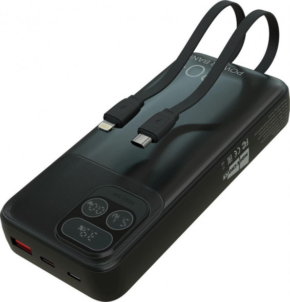 Зарядное устройство MORE CHOICE (4620202550620) PB55-20 с кабелем 1USB 3.0A 22.5W PD - 20000mAh черный