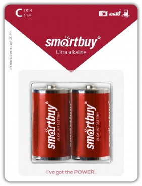 Элементы питания SMARTBUY (SBBA-C02B) LR14-2BL