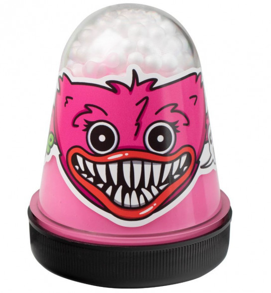 Слайм SLIME S130-95 Игрушка для детей модели розовый с шариками, 130 г