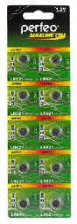 Элементы питания PERFEO LR621-10BL ALKALINE CELL 364A AG1 (10)