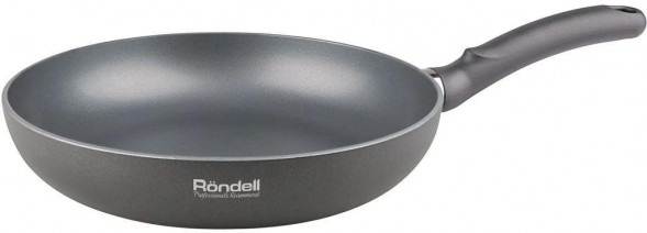 RONDELL Сковорода Drive RDA-885 круглая 26см покрытие: Xylan Plus ручка несъемная (без крышки) серый