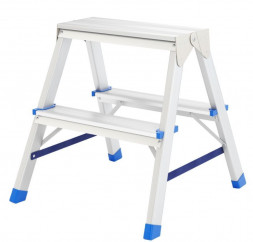 Стремянка СИБРТЕХ Стремянка двусторонняя 2ст., алюминиевая, Россия 97922