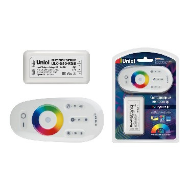 Контроллеры для светодиодных лент RGB 12В UNIEL (11104) ULC-G10-RGB WHITE