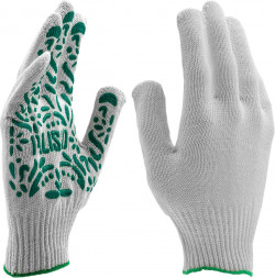 PALISAD Перчатки садовые х/б, ПВХ покрытие, &quot;Летний сад&quot;, 10 класс 67771