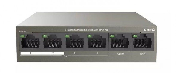 Коммутатор TENDA TEF1106P-4-63W