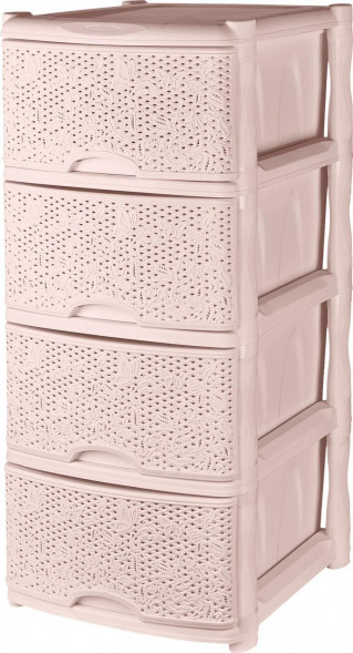 Комод KEEPLEX KL377112005 Fiori четырехсекционный 50х41,5х55,5см бежевый топаз