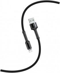 Кабель SMARTBUY (iK-512-S26b) S26 Lightning черный.,3 А,PD,нейл.,1м