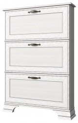 Модульная мебель АНРЭКС TIFFANY Тумба для обуви 3D цвет вудлайн кремовый (3 уп.)