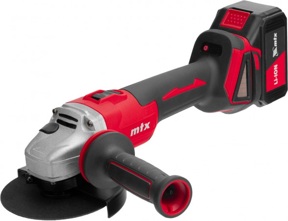 Углошлифовальная машина аккумуляторная MTX Машина шлифовальная угловая аккумуляторная бесщет. AGB-BL-20-125, Li-Ion, 20 В// MTX Машина шлифовальная угловая аккумуляторная бесщет. AGB-BL-20-125, Li-Ion, 20 В//